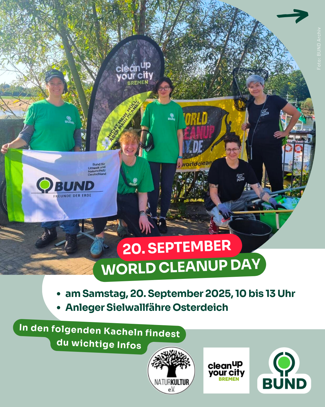 Post_WCD2025 (1) World CleanUp Day 2025 am Osterdeich