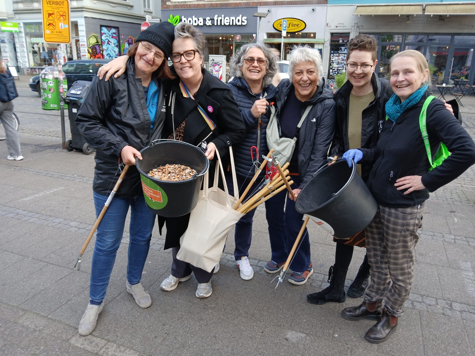 Umweltschutz und Teamwork zählen für das CleanUpYourCity-Team im Viertel